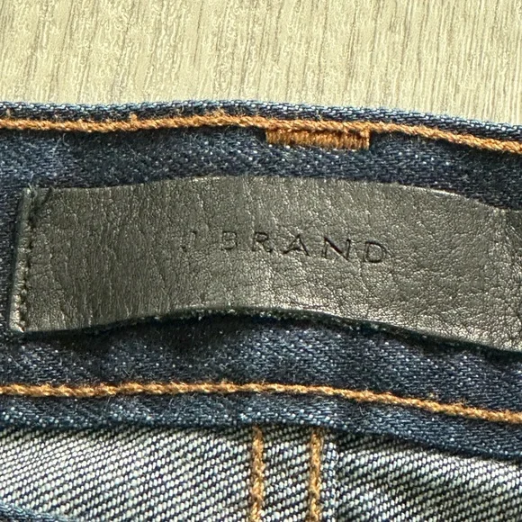 J Brand women's navy straight-leg jeans - Picture 3 of 9